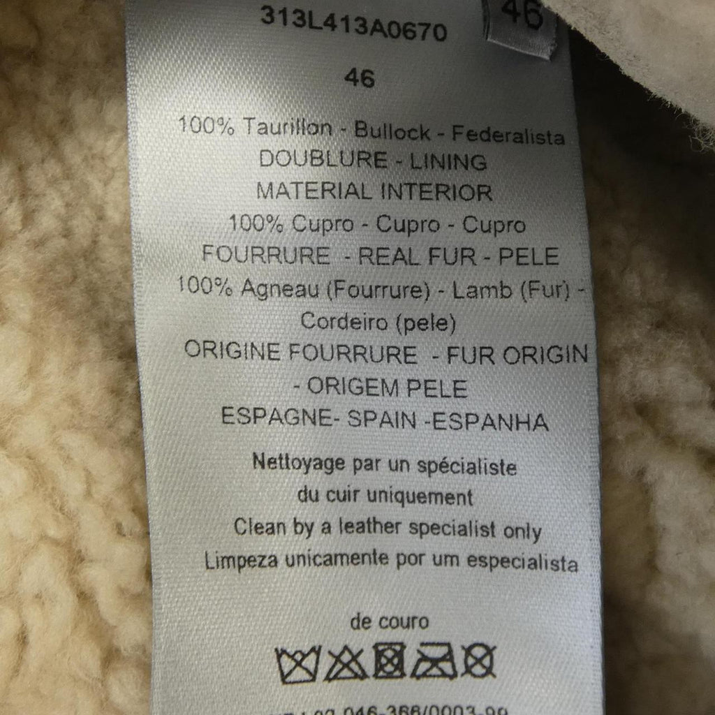 Dior Leather Shearling Jacket