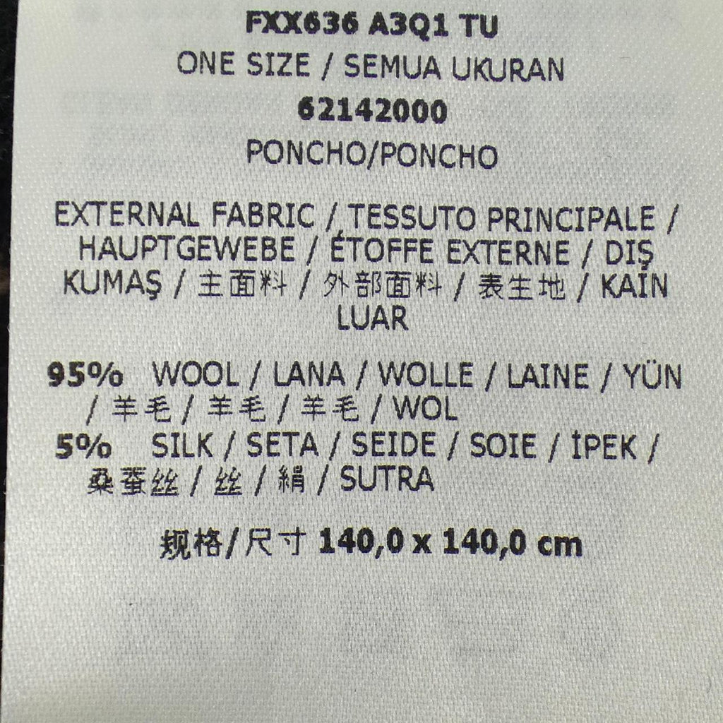 Fendi FXX636 A3Q1 Wool Cape