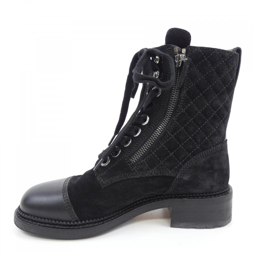 Chanel G33769Y53122 Suede Calfskin Boots