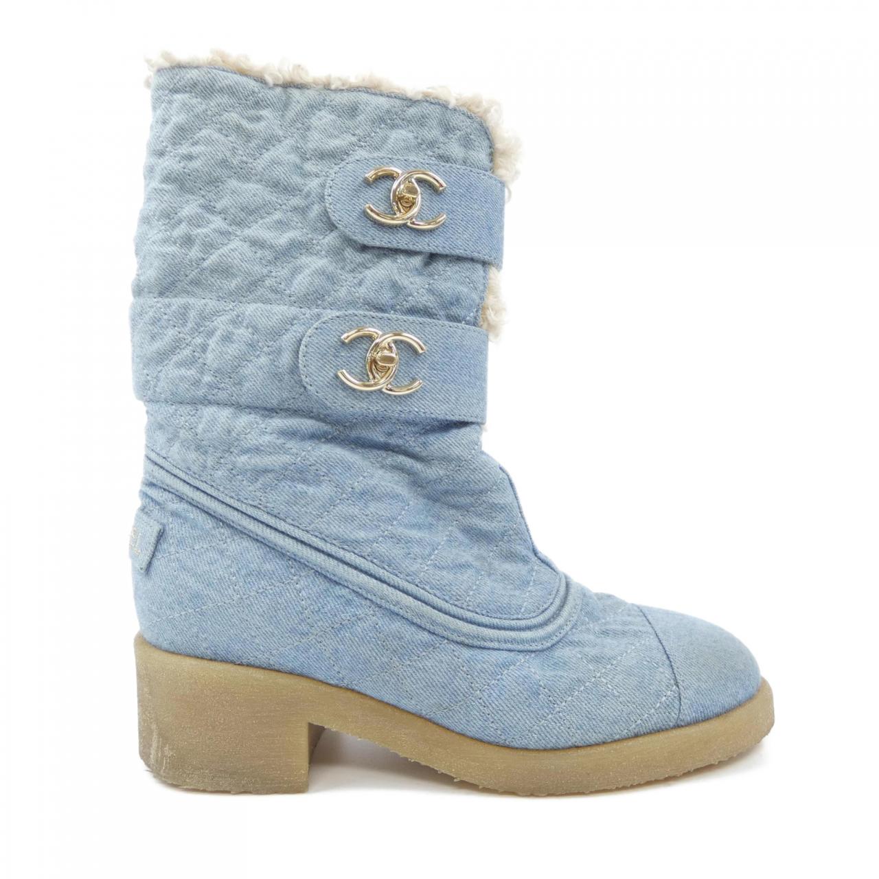 Chanel G36702Y54400 Denim Boots