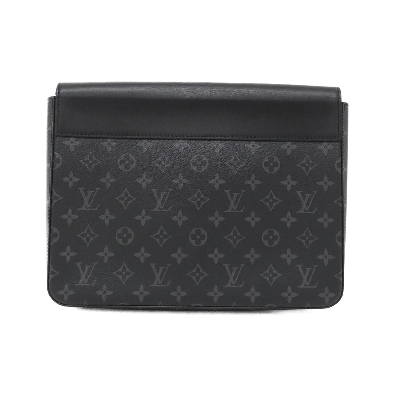 Louis Vuitton Monogram Pochette Steamer Coated Canvas Clutch Bag