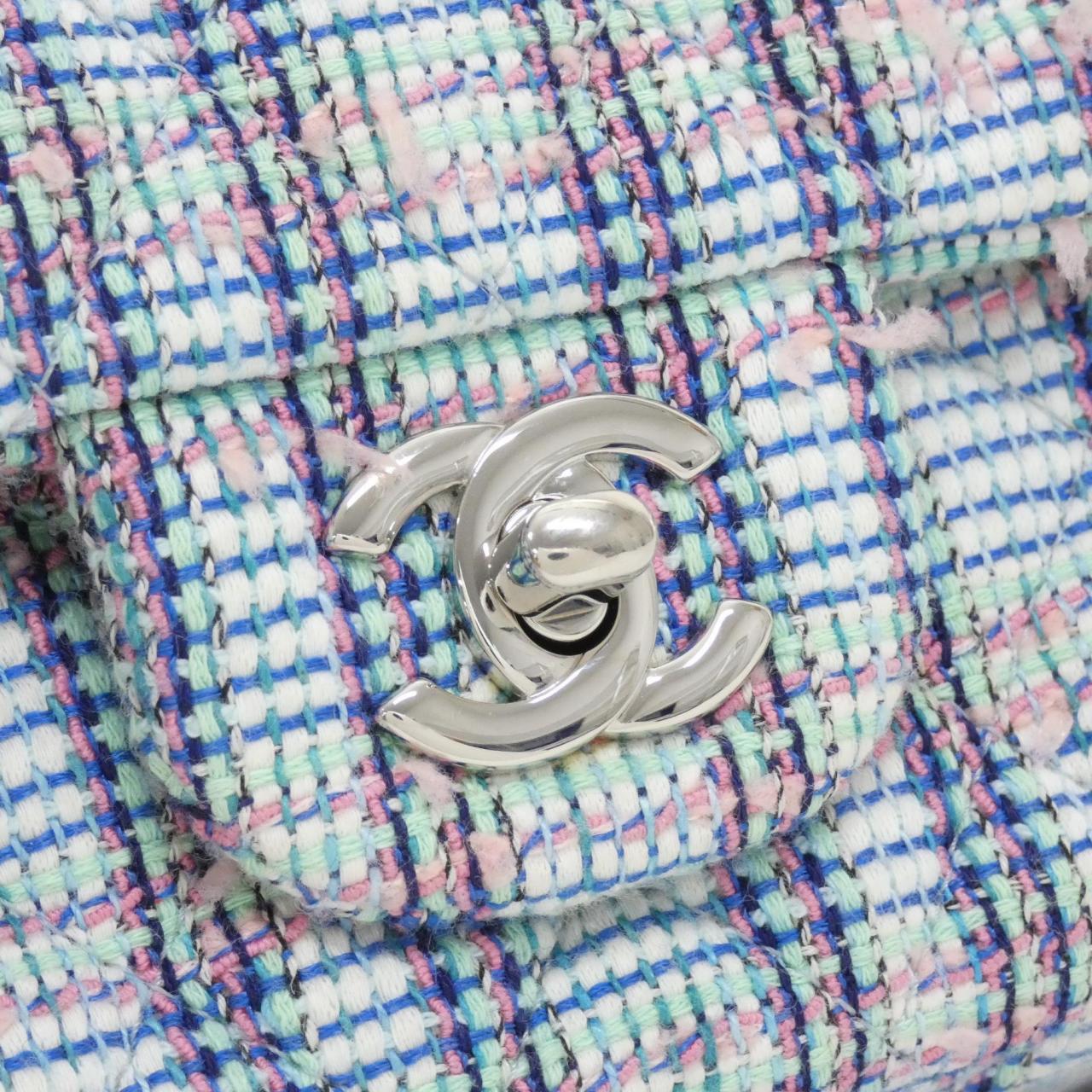 Chanel 1112 Tweed Shoulder Bag