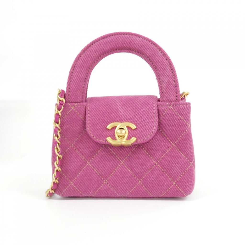 Chanel AP3435 Denim Chain Clutch