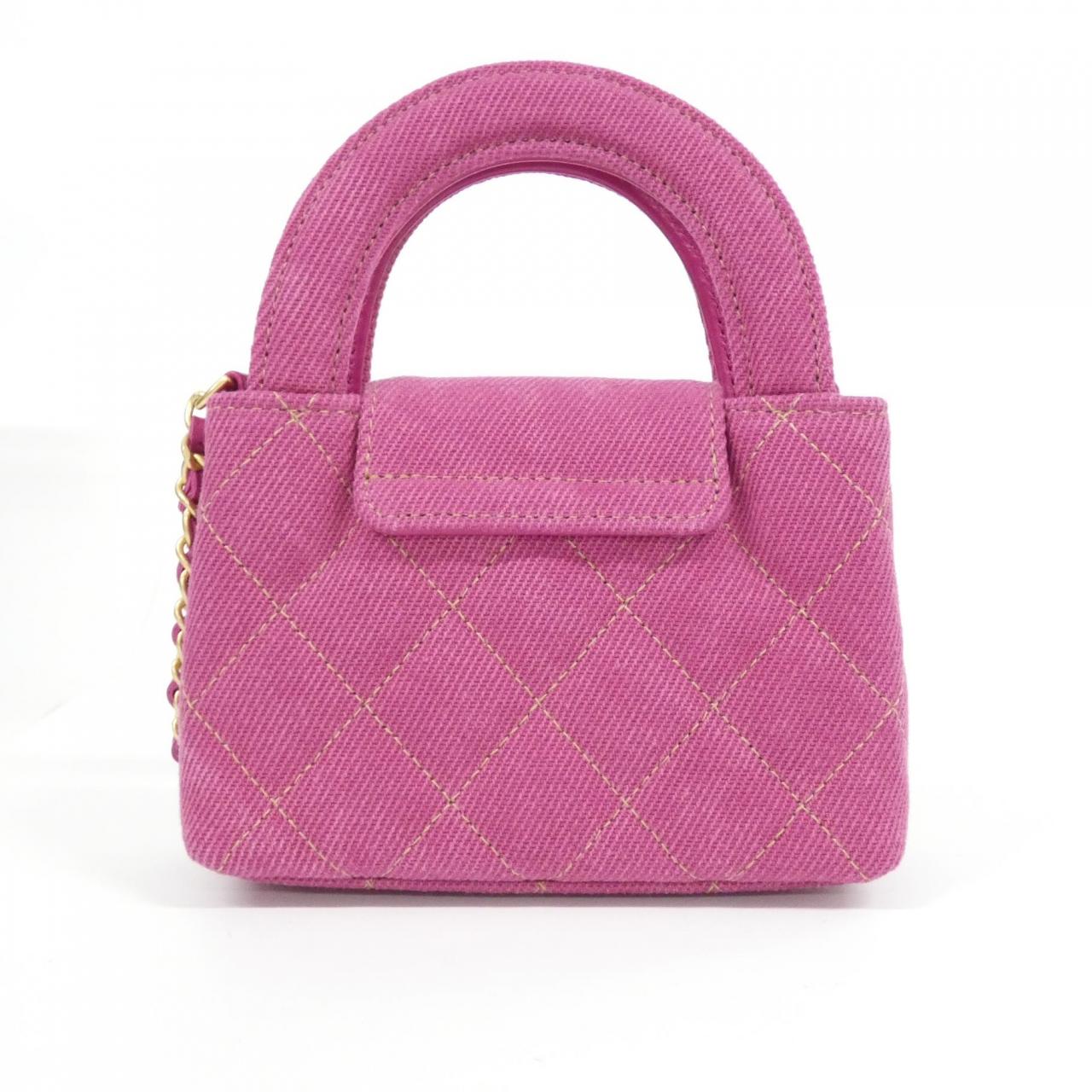 Chanel AP3435 Denim Chain Clutch