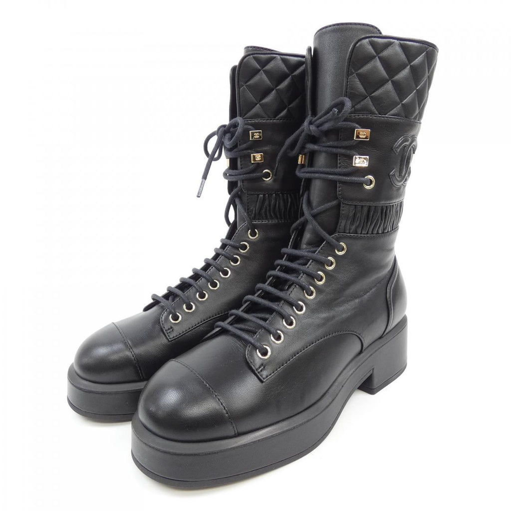 Chanel G37956X01000 Lambskin Boots