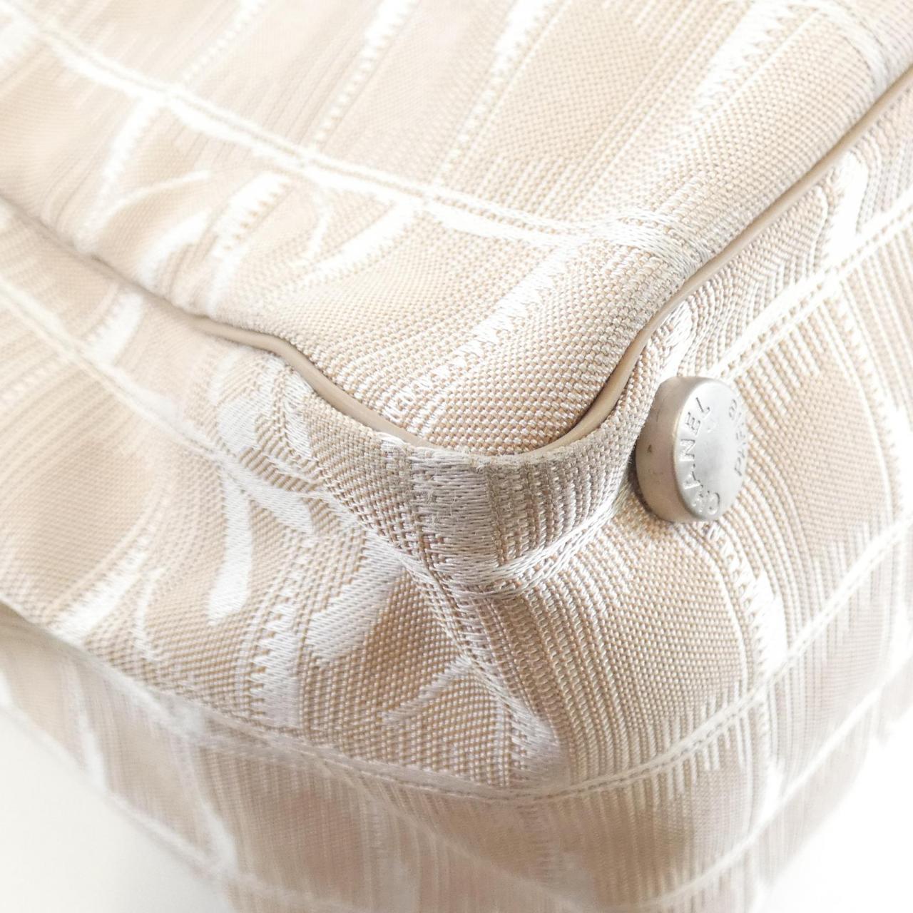 Chanel Travel Line Toile Bag