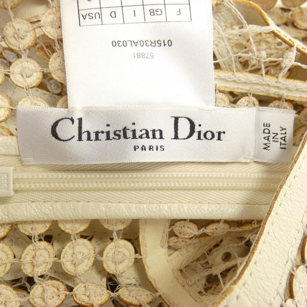 Christian Dior 015R30AL030 Lamb Leather Dress