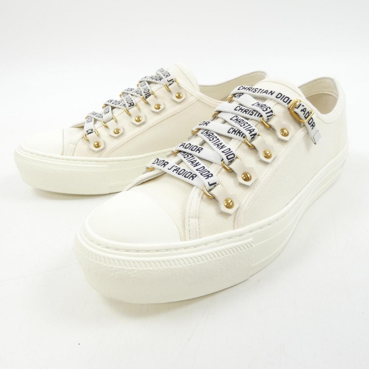 Christian Dior WALK'N'DIOR Cotton Canvas Sneakers