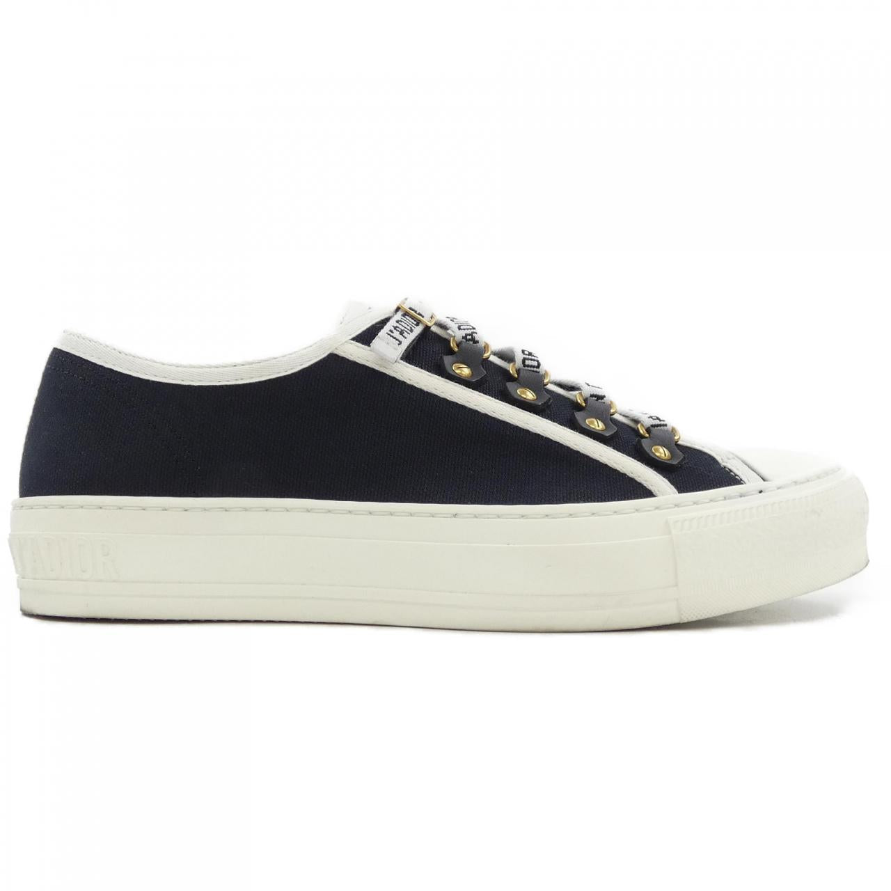 Christian Dior WALK'N'DIOR Cotton Canvas Sneakers