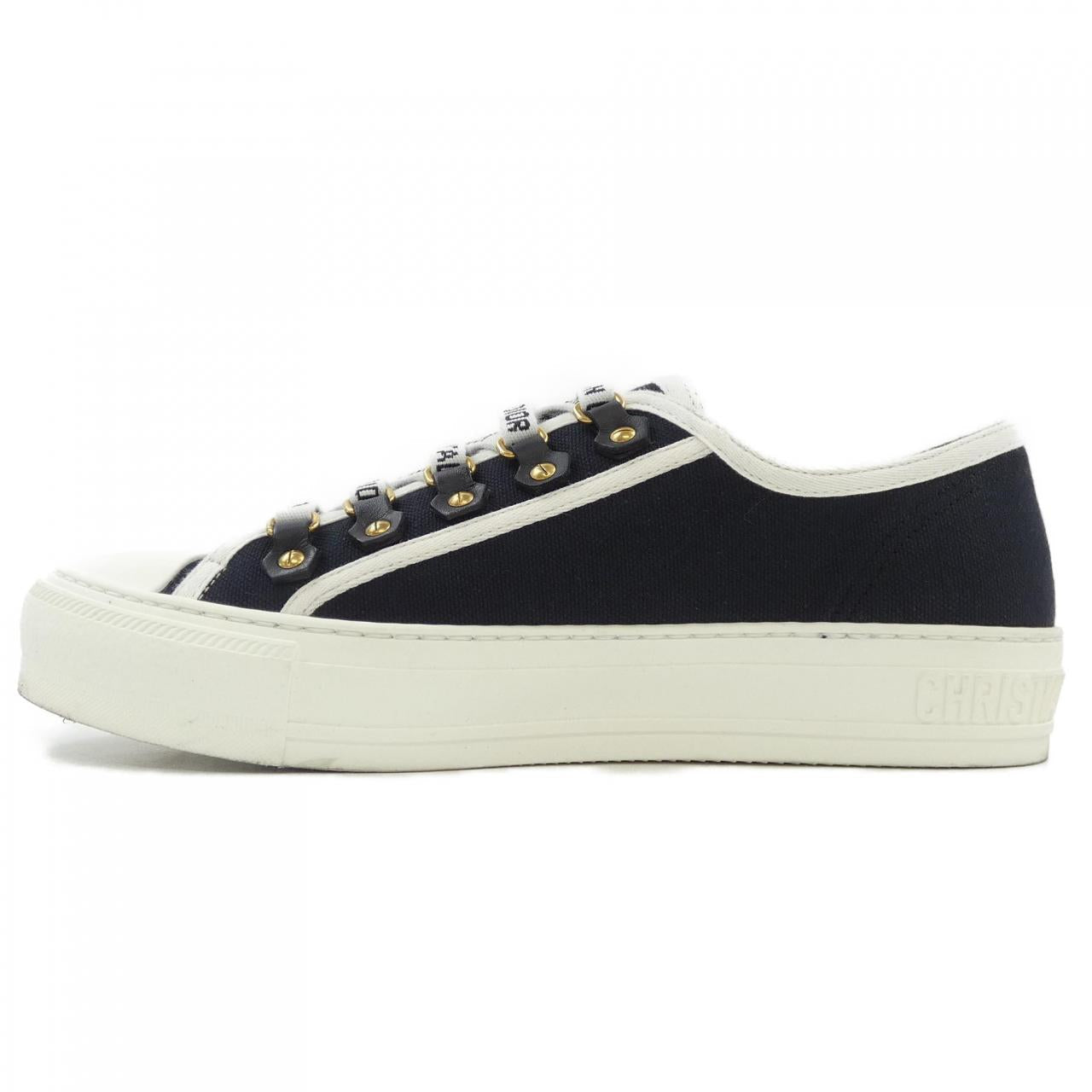 Christian Dior WALK'N'DIOR Cotton Canvas Sneakers