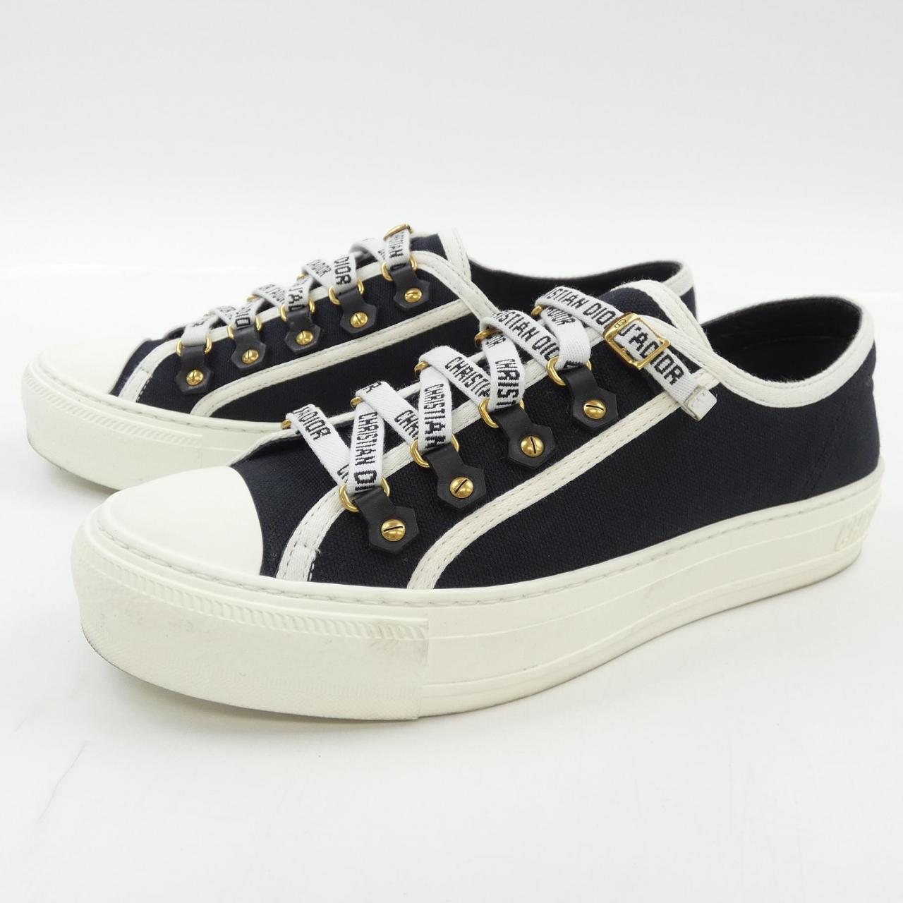 Christian Dior WALK'N'DIOR Cotton Canvas Sneakers