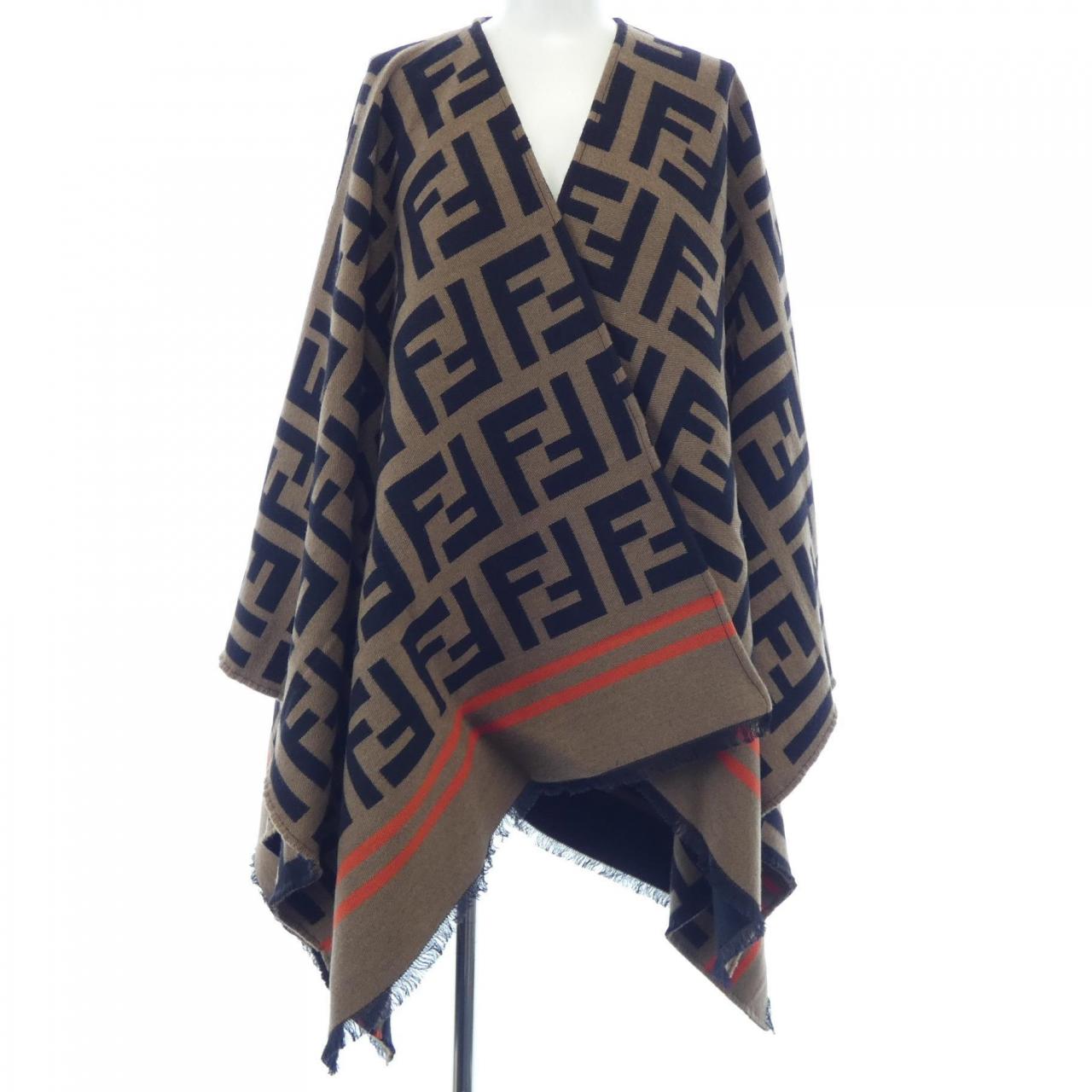 Fendi FXX636 A3Q1 Wool Cape