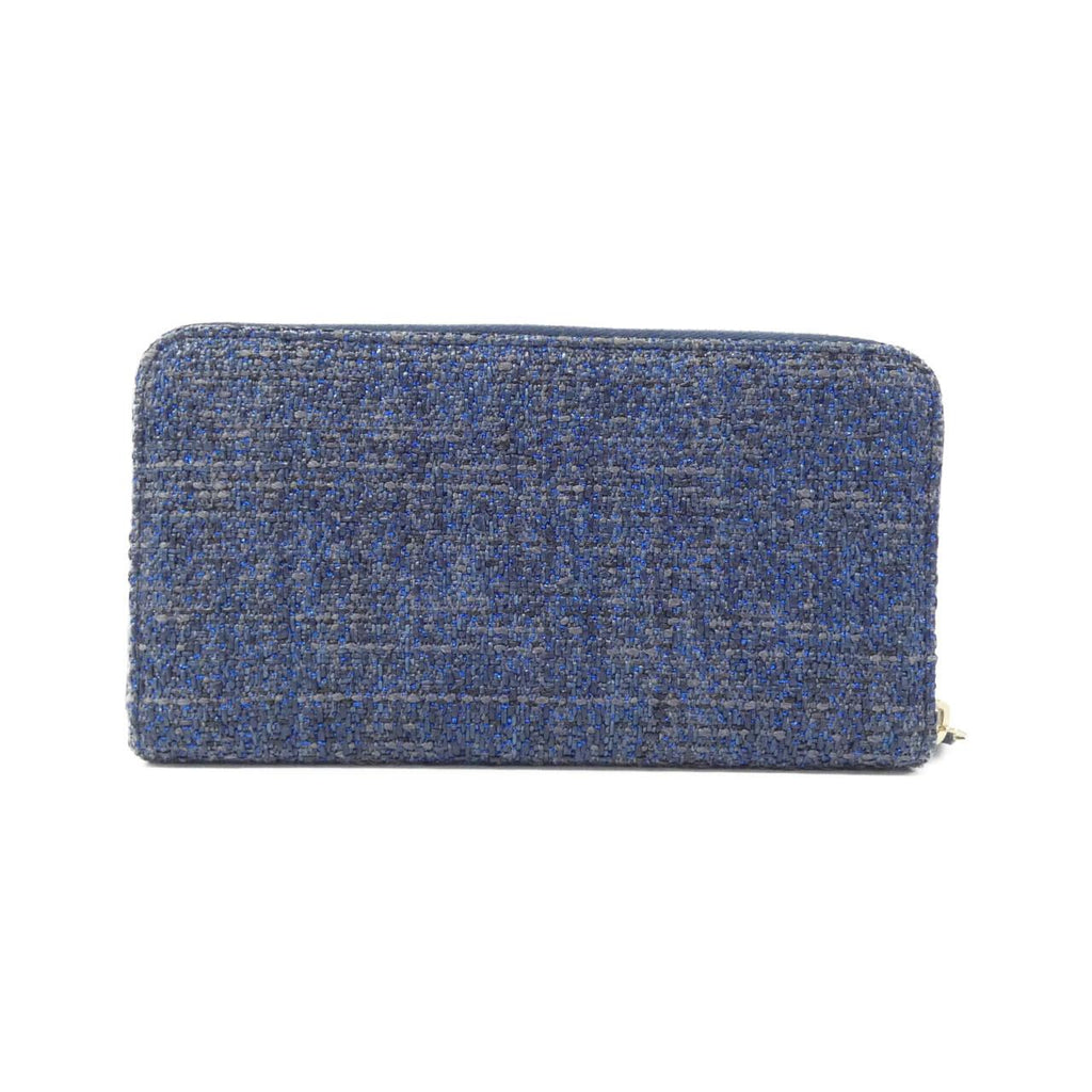 Chanel Deauville Line Canvas Long Wallet