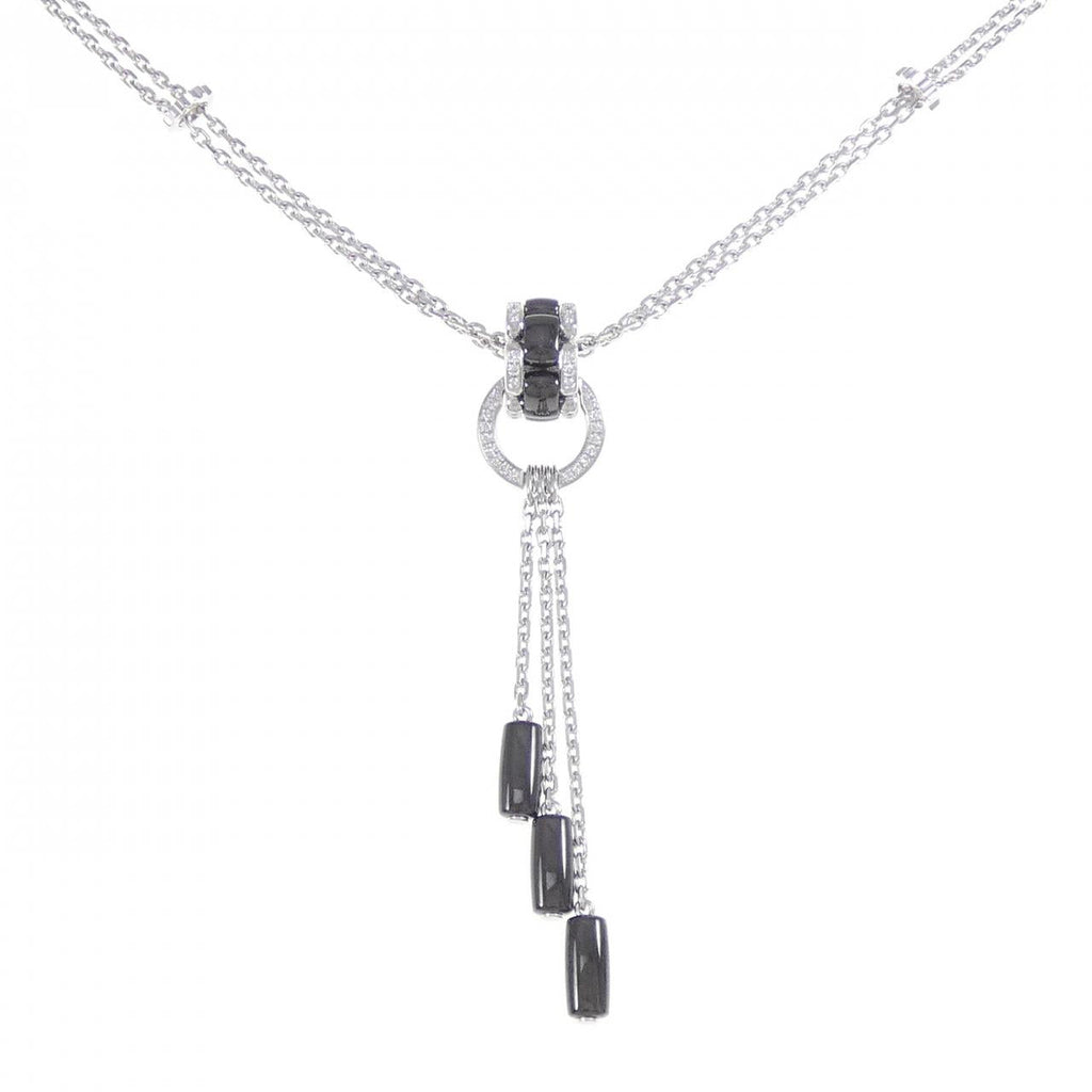 Chanel Ultra Collection 750 White Gold Ceramic Diamond Necklace