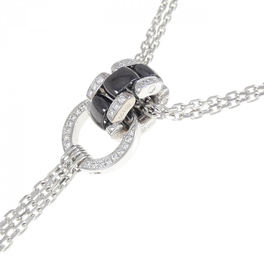 Chanel Ultra Collection 750 White Gold Ceramic Diamond Necklace