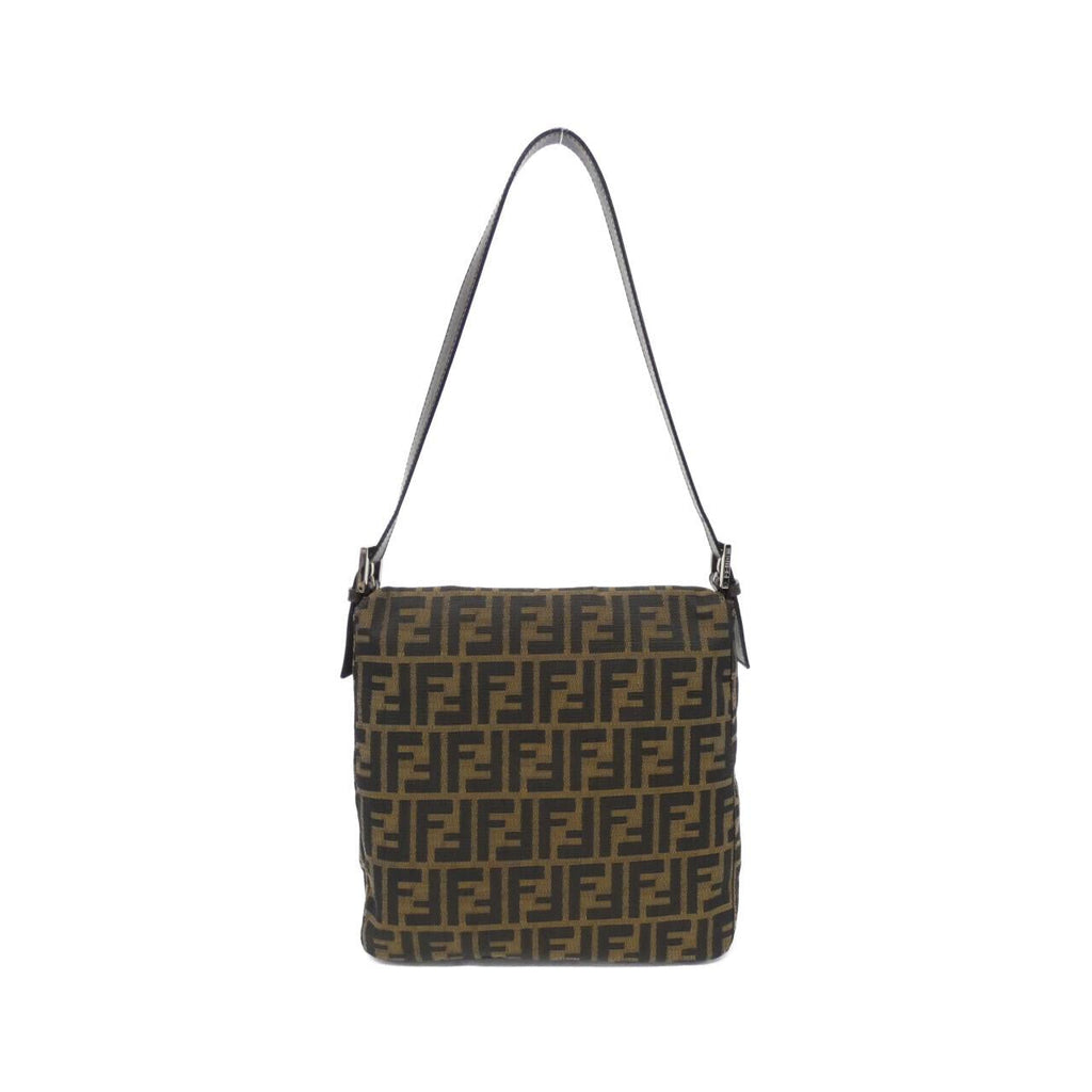Fendi Mamma Baguette Canvas Shoulder Bag