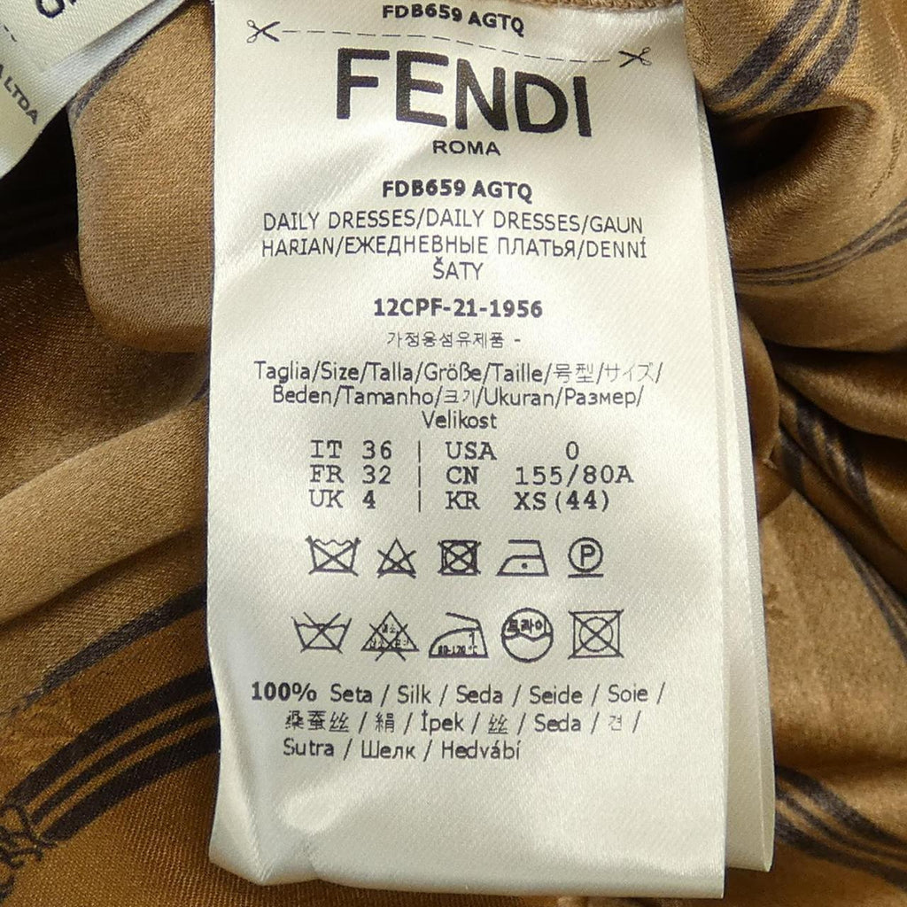 Fendi FDB659 AGTQ Silk Dress