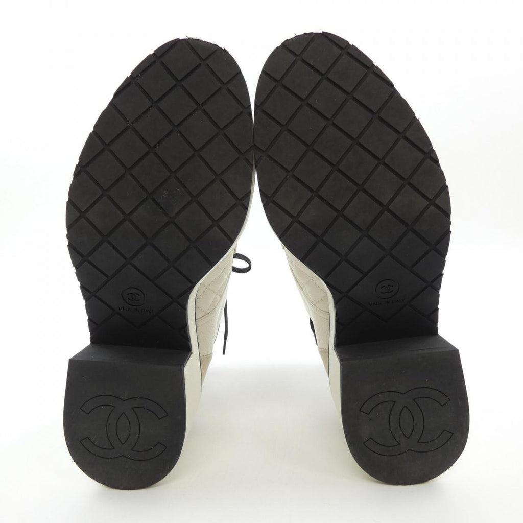 Chanel G38514Y55583 Pearl Calfskin Calfskin Patent Calfskin Boots