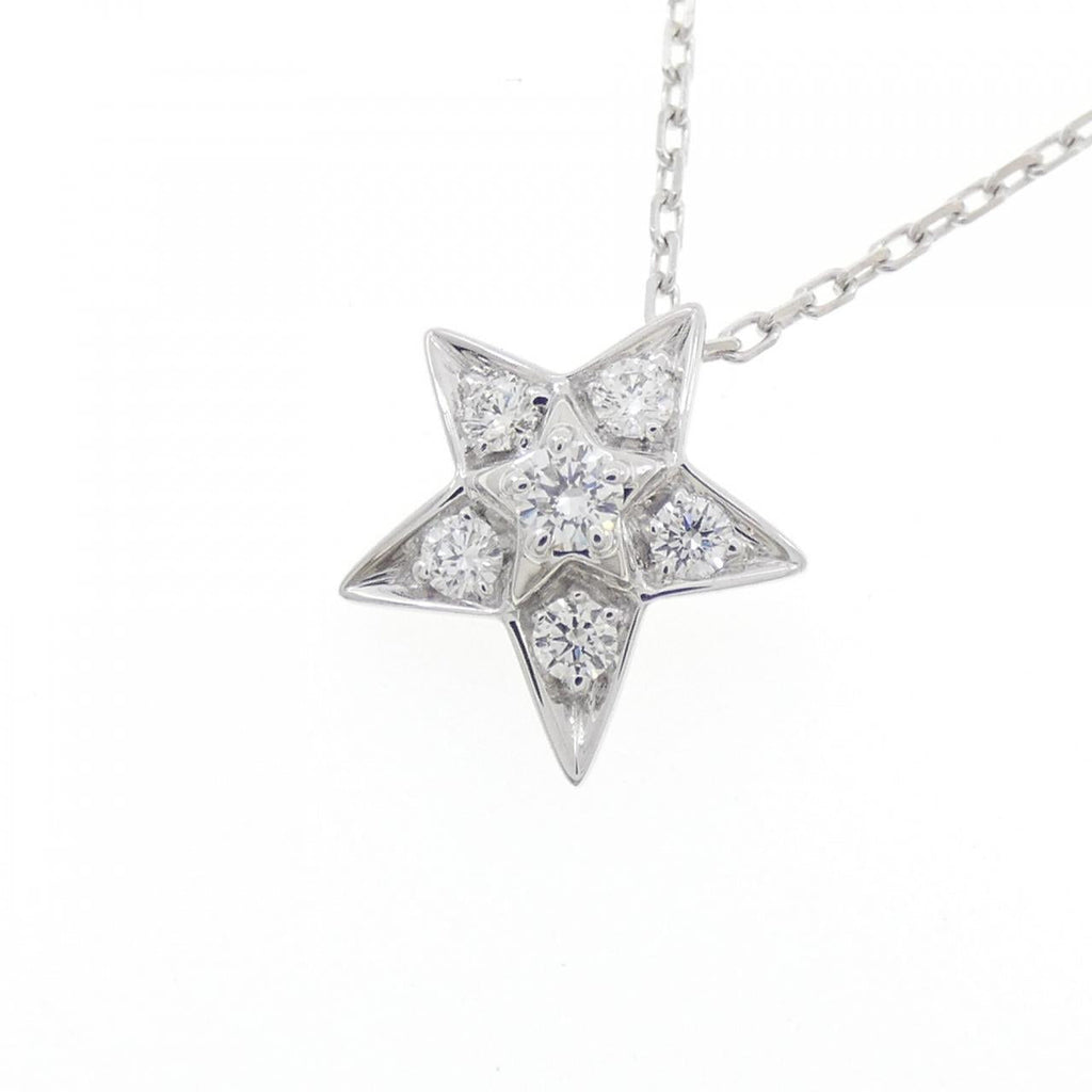 Chanel Comete 750 White Gold Diamond Necklace