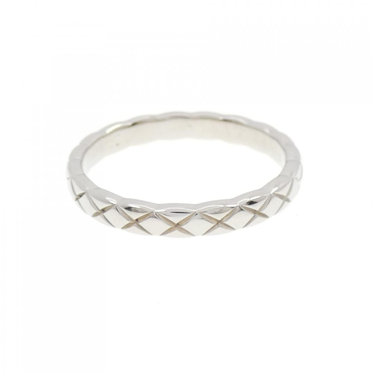 Chanel Coco Crush Platinum Ring Size 13.5