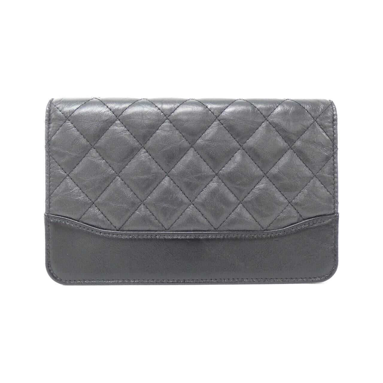 Chanel Gabrielle Line Calfskin Chain Wallet