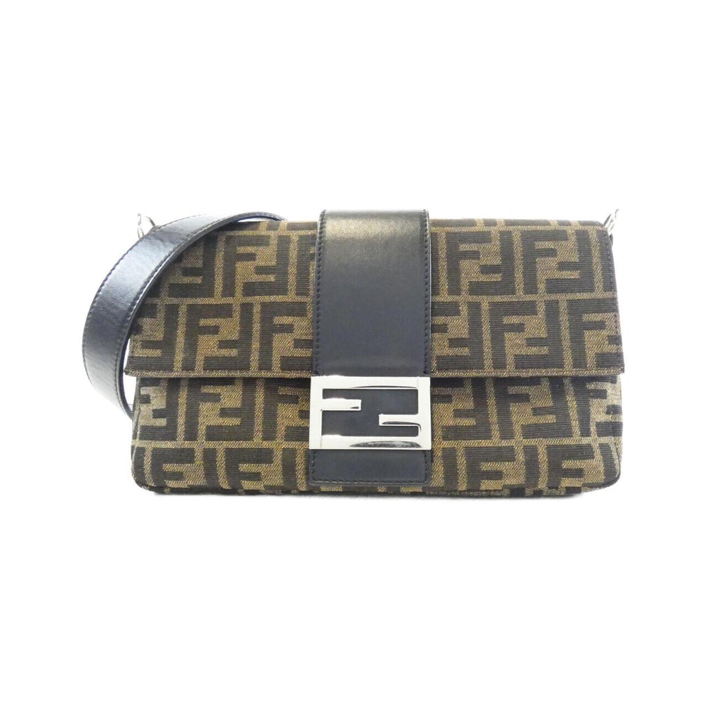 Fendi Baguette Canvas Calf Waist Bag