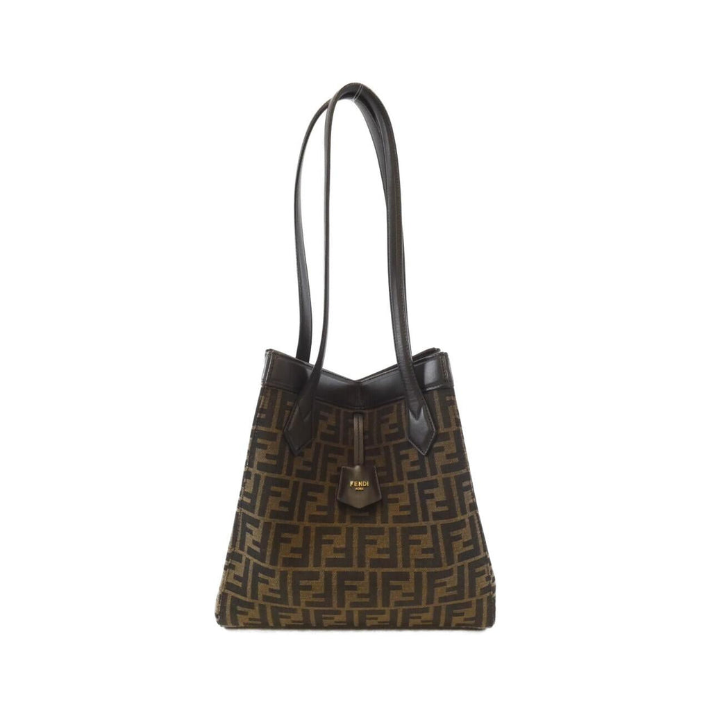 Fendi Origami MEDIUM Canvas Calf Shoulder Bag