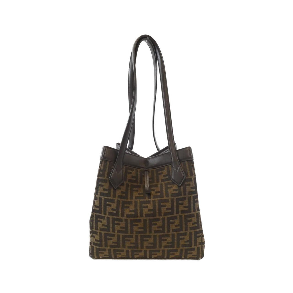 Fendi Origami MEDIUM Canvas Calf Shoulder Bag