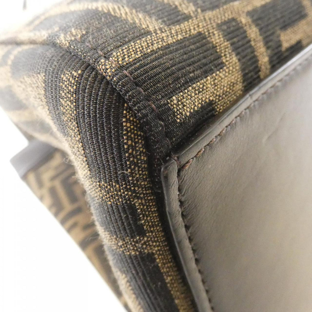 Fendi Origami MEDIUM Canvas Calf Shoulder Bag