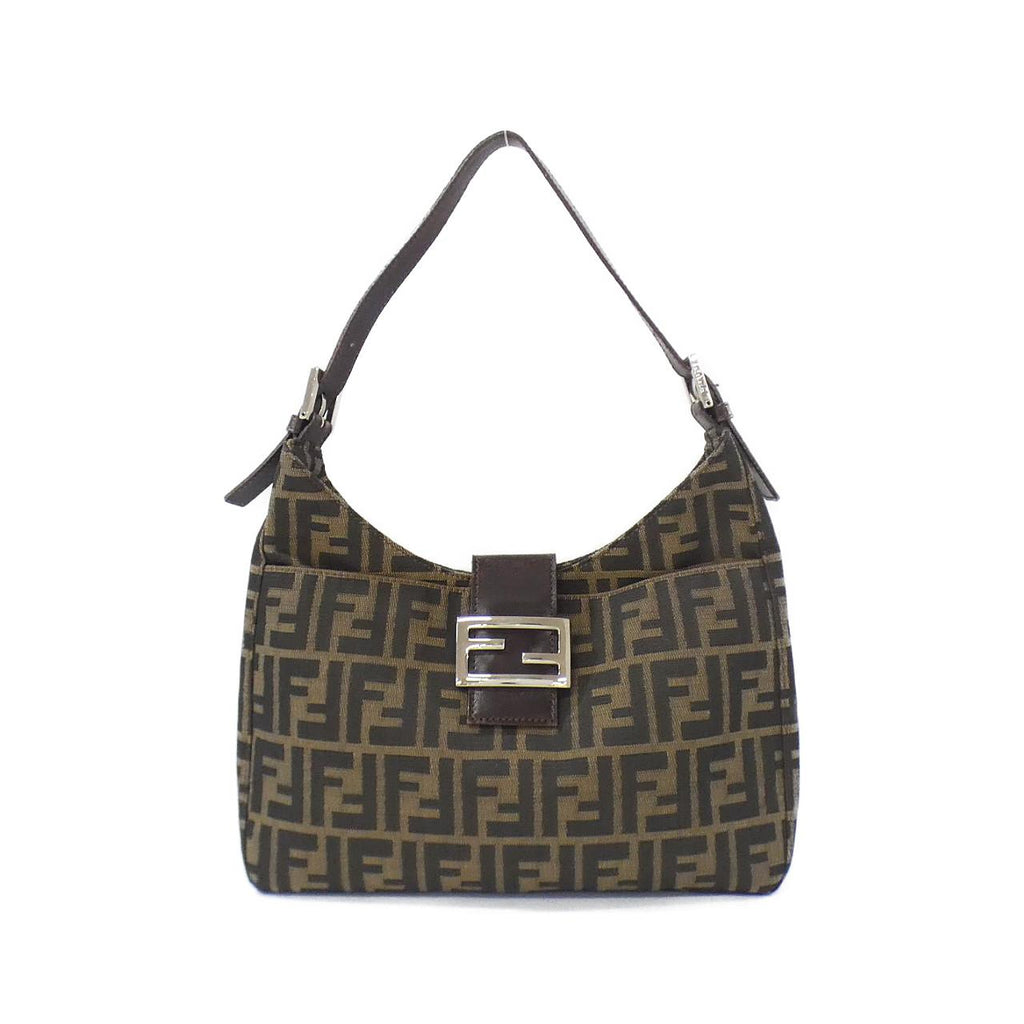 Fendi 26569 Canvas Shoulder Bag
