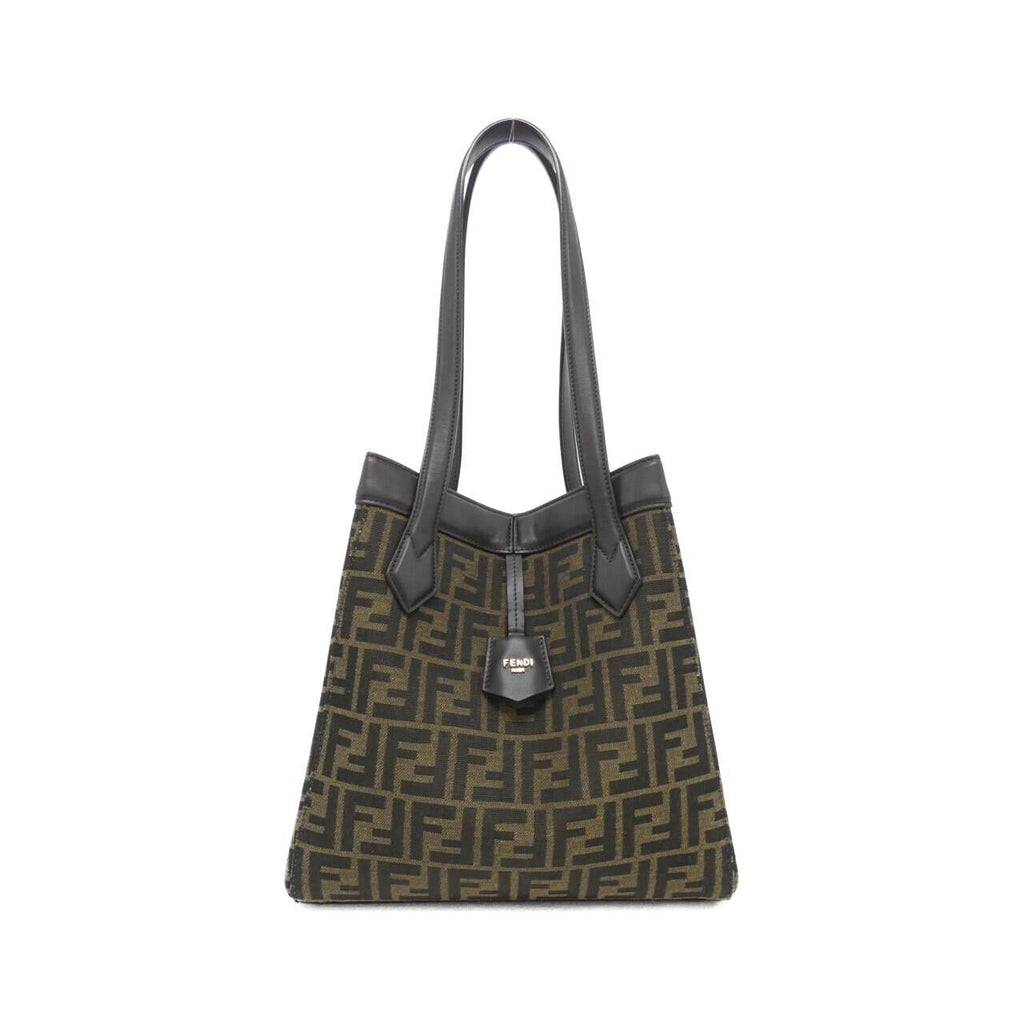 Fendi Origami MEDIUM Canvas Calf Shoulder Bag