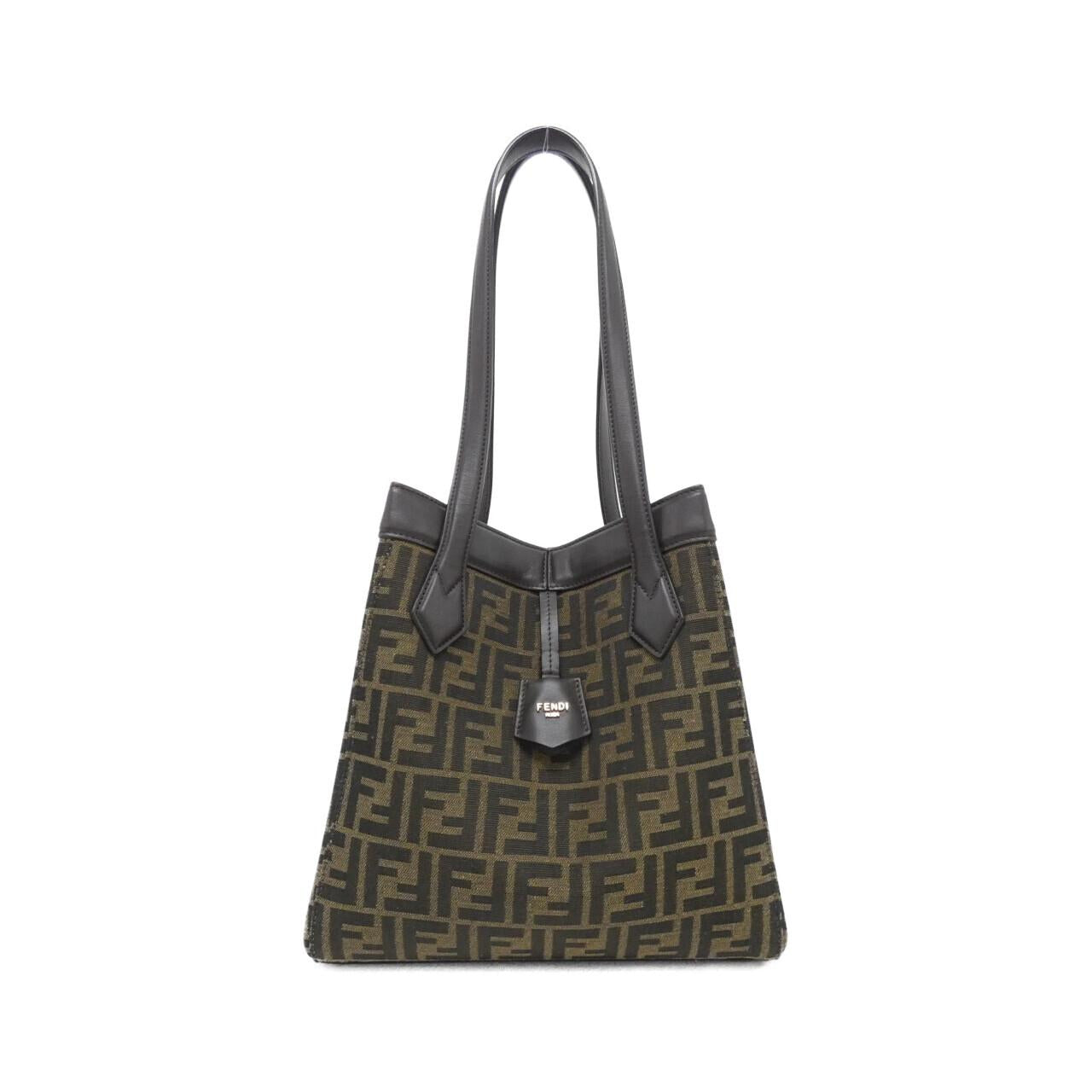 Fendi Origami MEDIUM Canvas Calf Shoulder Bag