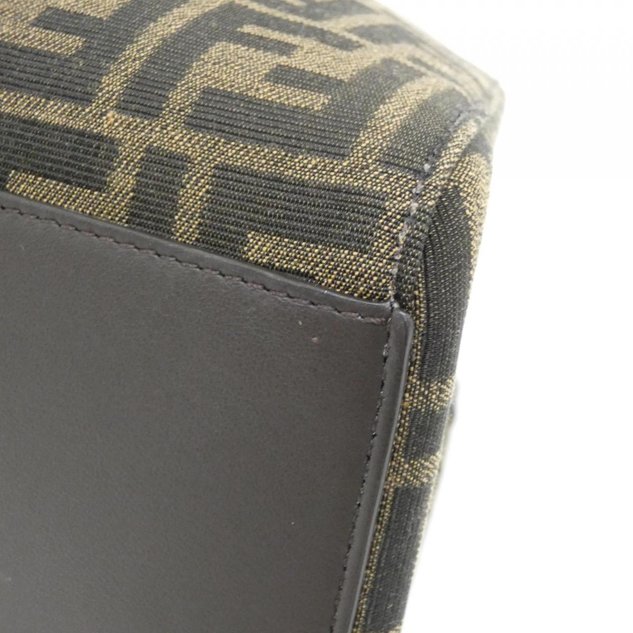 Fendi Origami MEDIUM Canvas Calf Shoulder Bag