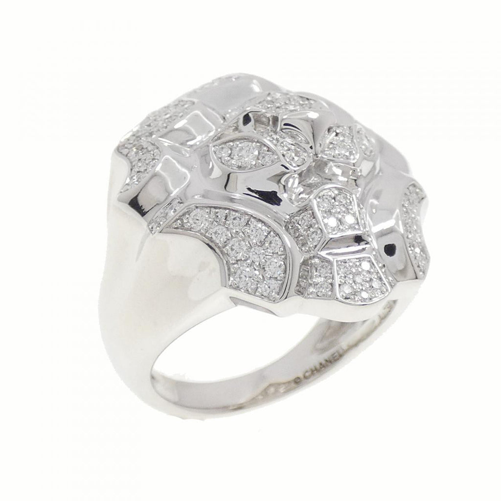 Chanel Sous le Signe du Lion 750 White Gold Diamond Ring