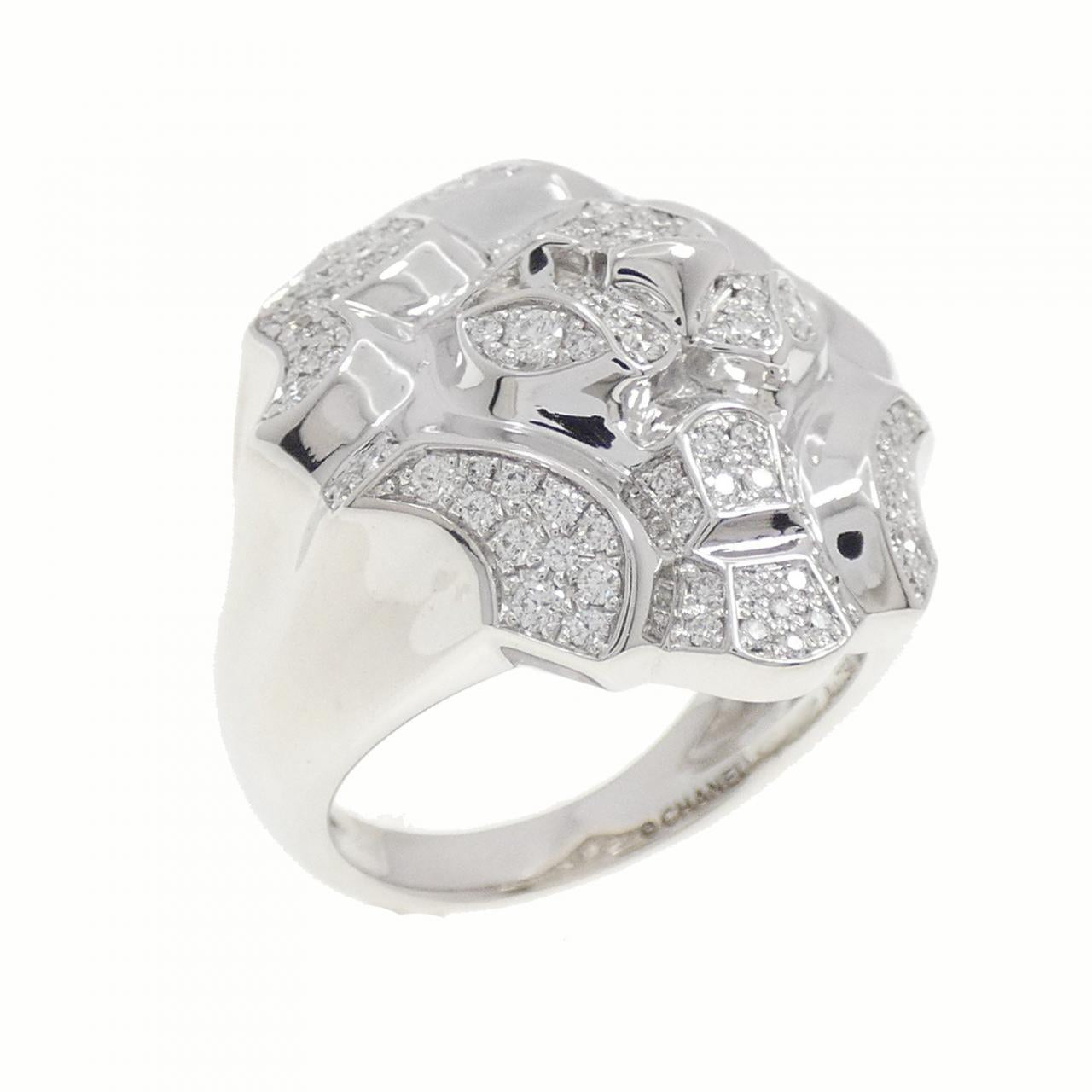 Chanel Sous le Signe du Lion 750 White Gold Diamond Ring