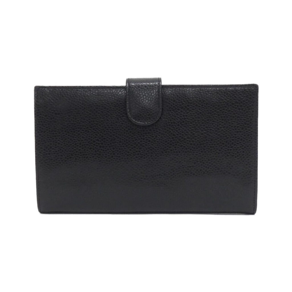 Chanel Timeless CC Caviar Skin Long Wallet