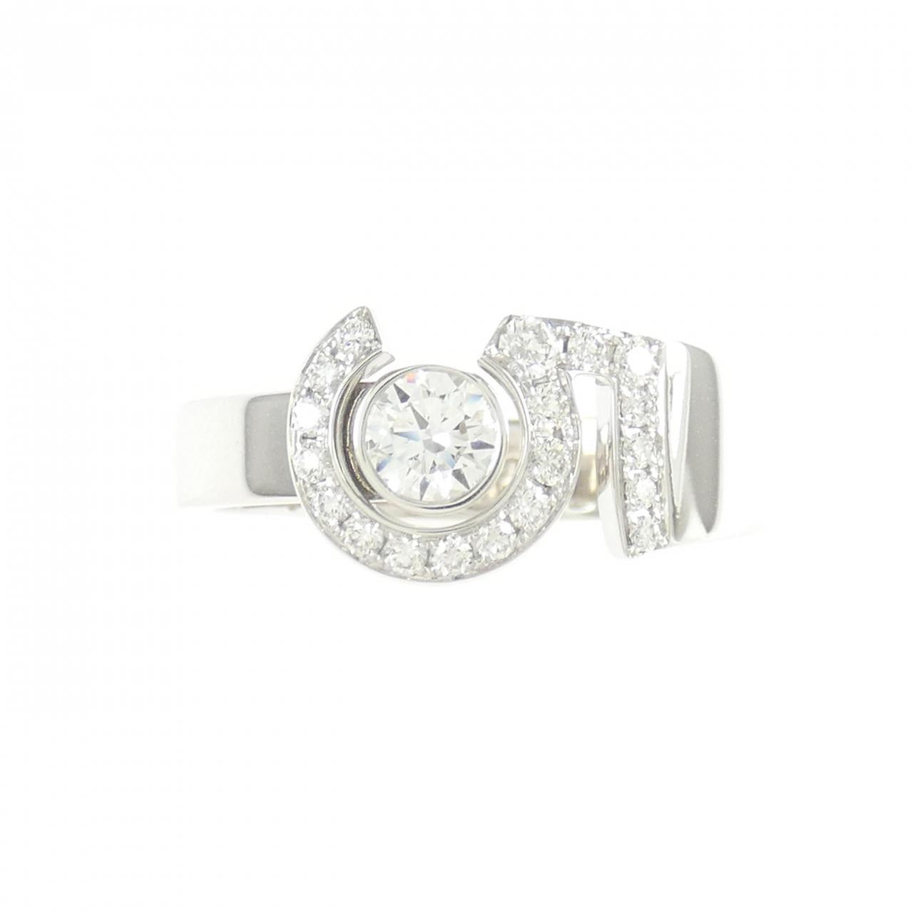 Chanel Eternal Chanel No.5 Au750 White Gold Diamond Ring Size 17
