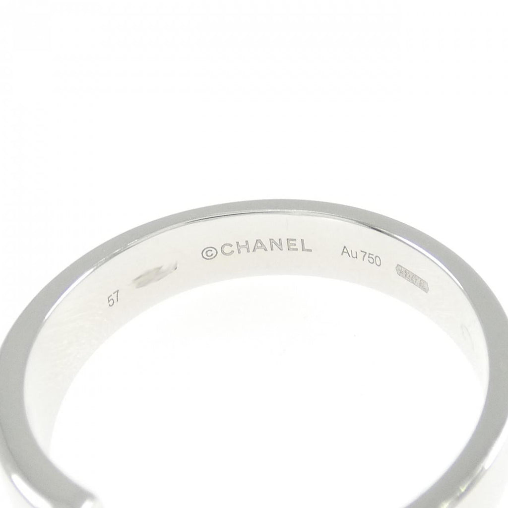 Chanel Eternal Chanel No.5 Au750 White Gold Diamond Ring Size 17