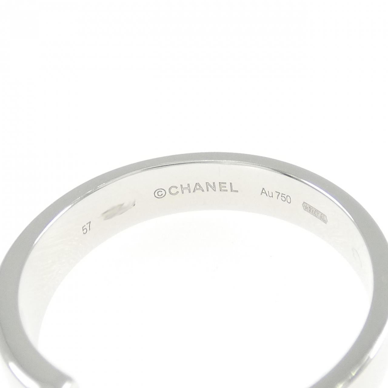 Chanel Eternal Chanel No.5 Au750 White Gold Diamond Ring Size 17