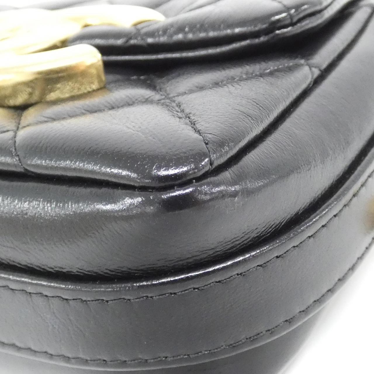 Chanel Lambskin Chain Clutch