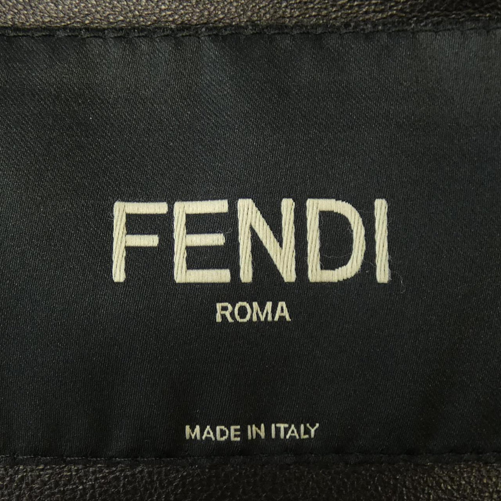 Fendi FPG351 65Q Calf Leather Jacket