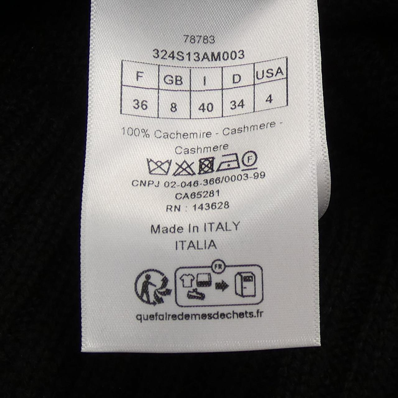 Christian Dior 100% Cashmere Knit