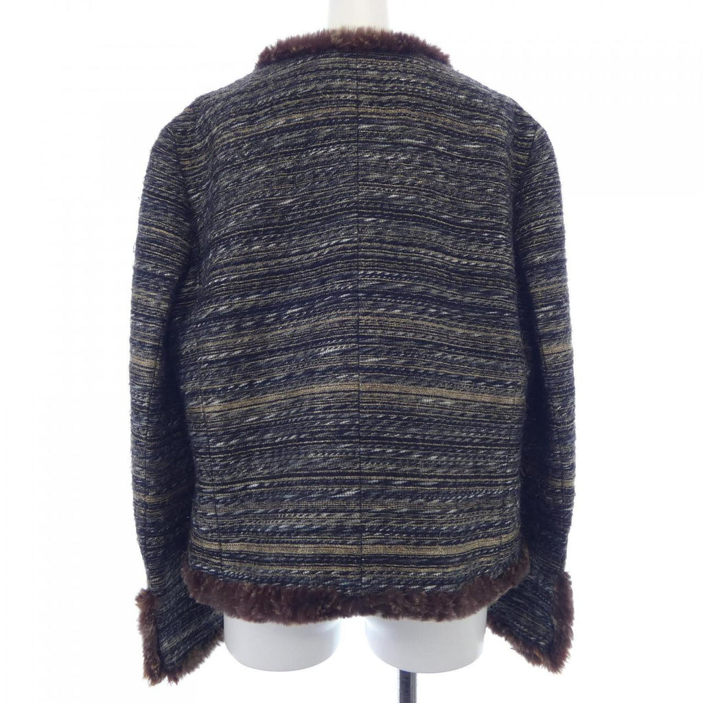 Chanel P26807V17014 05A Lapin Collarless Jacket