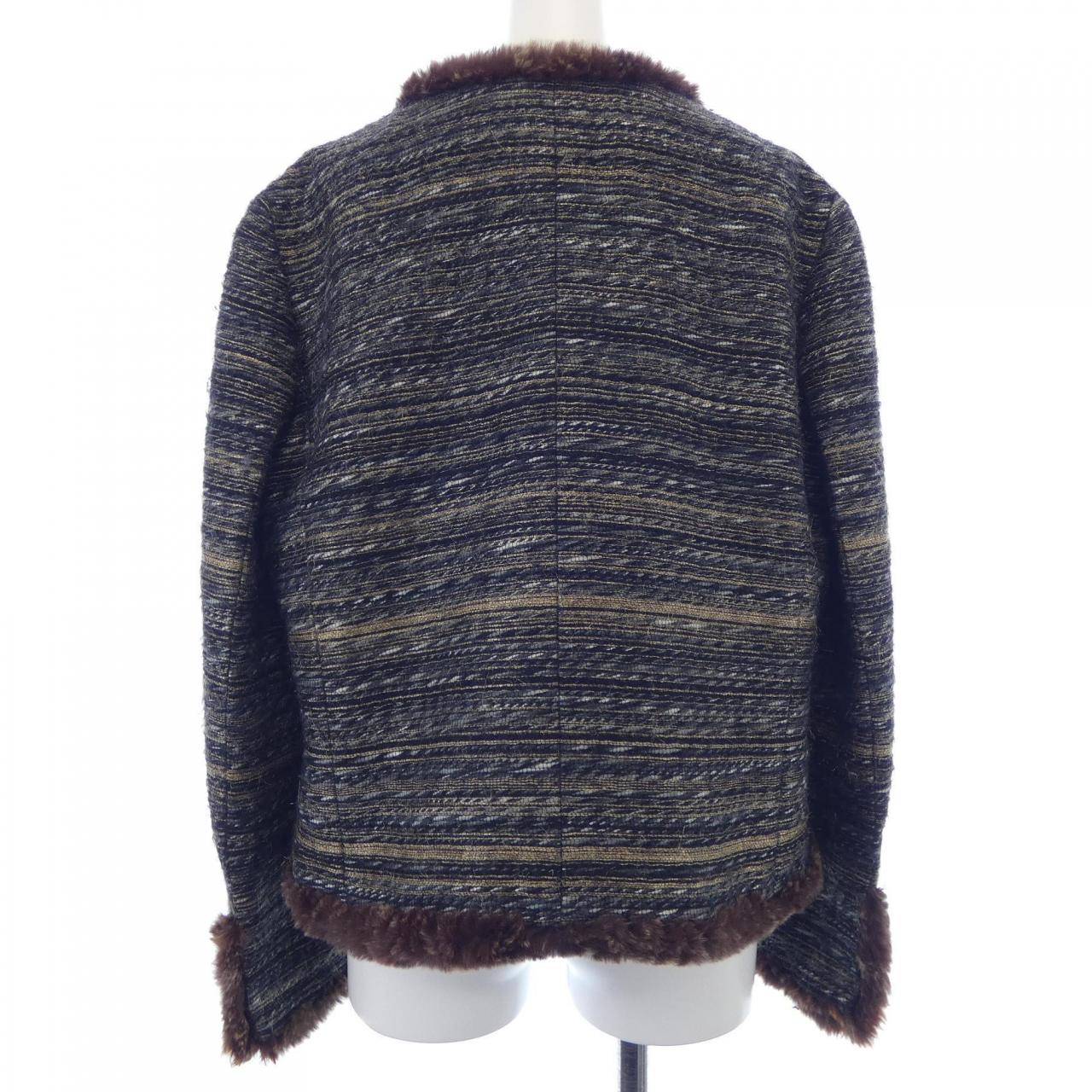 Chanel P26807V17014 05A Lapin Collarless Jacket