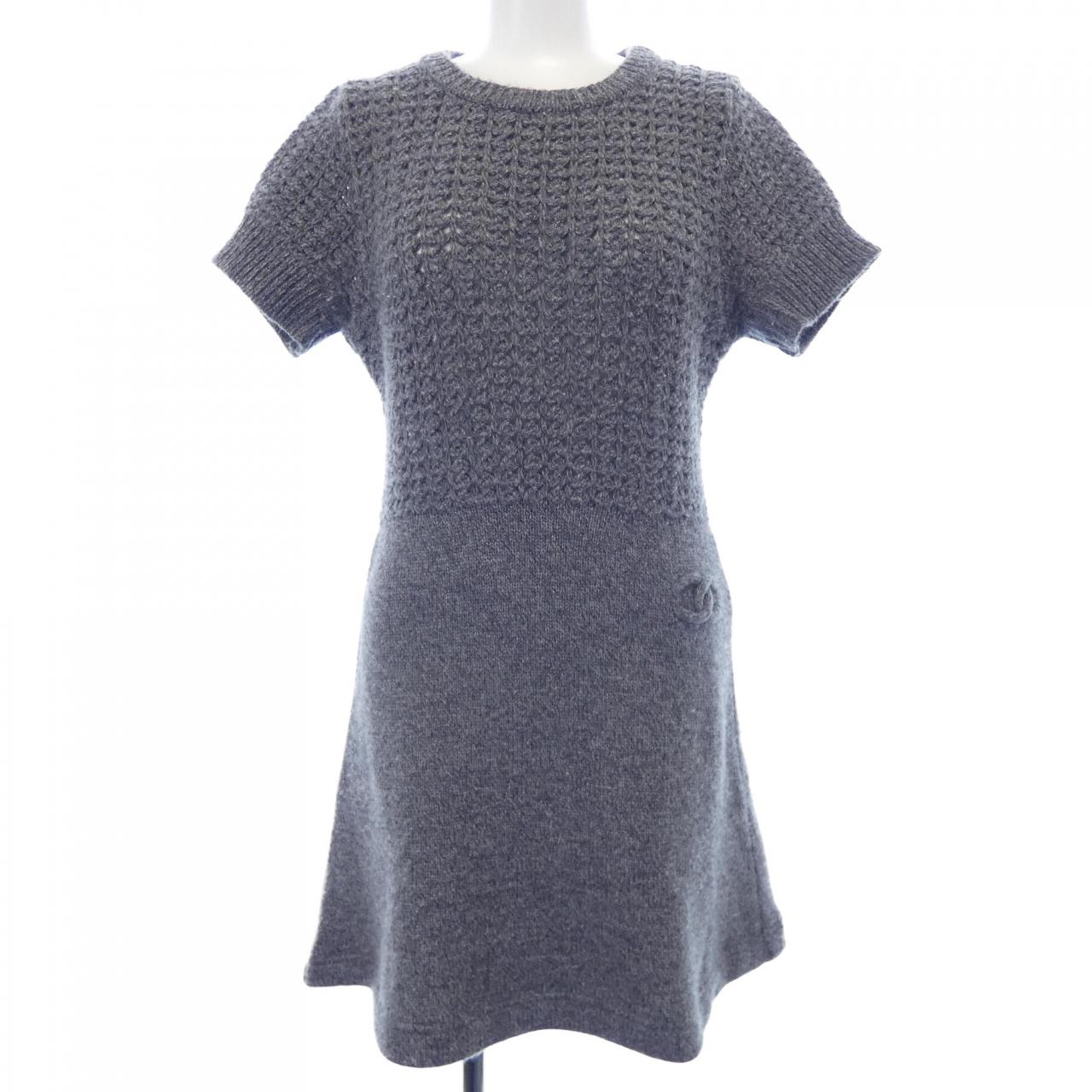 Chanel P36613K02248 09A Cashmere Blend Dress