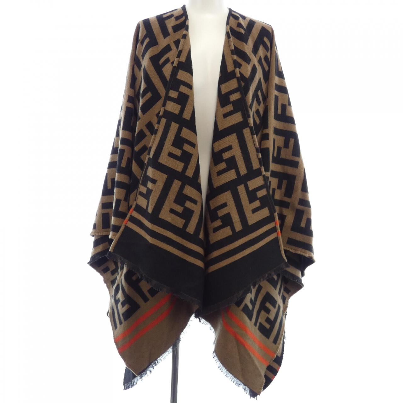 Fendi FXX636 A3Q1 Wool Cape