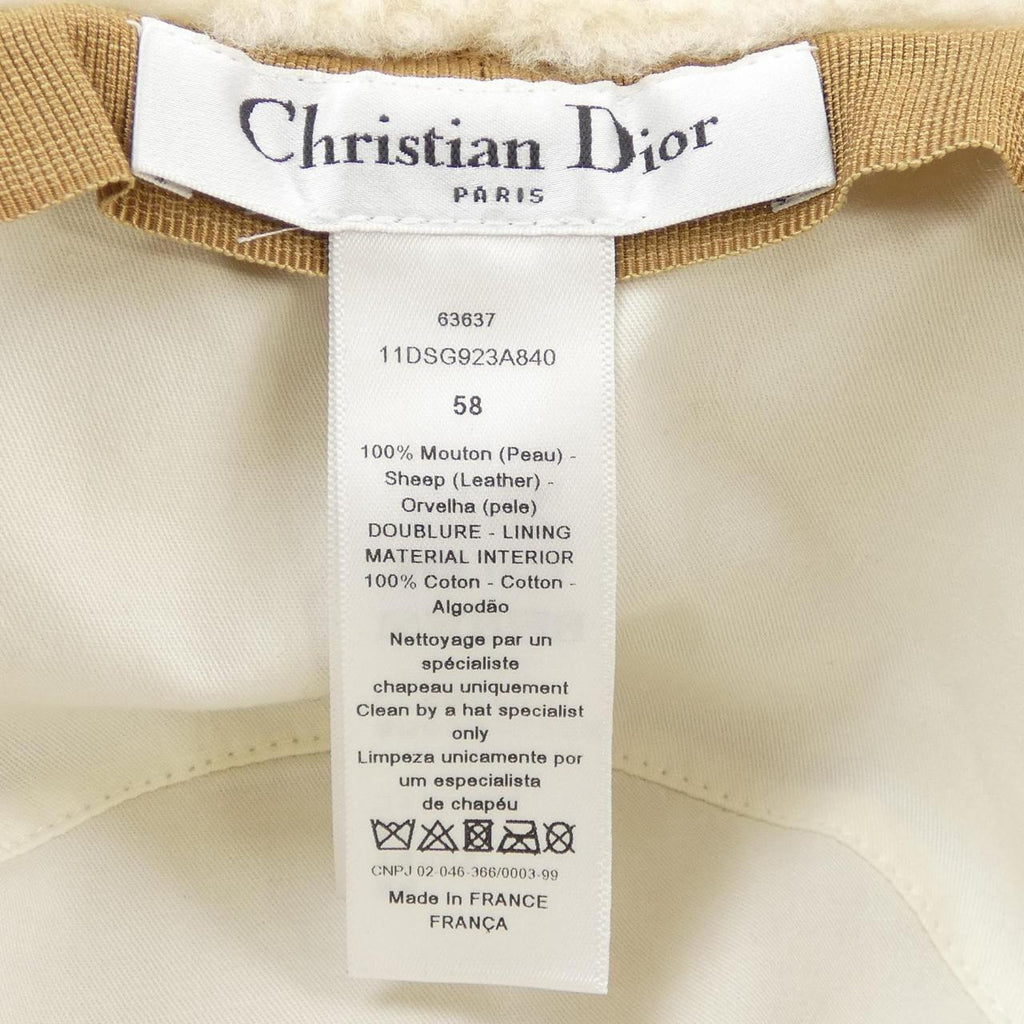 Christian Dior Shearling Hat
