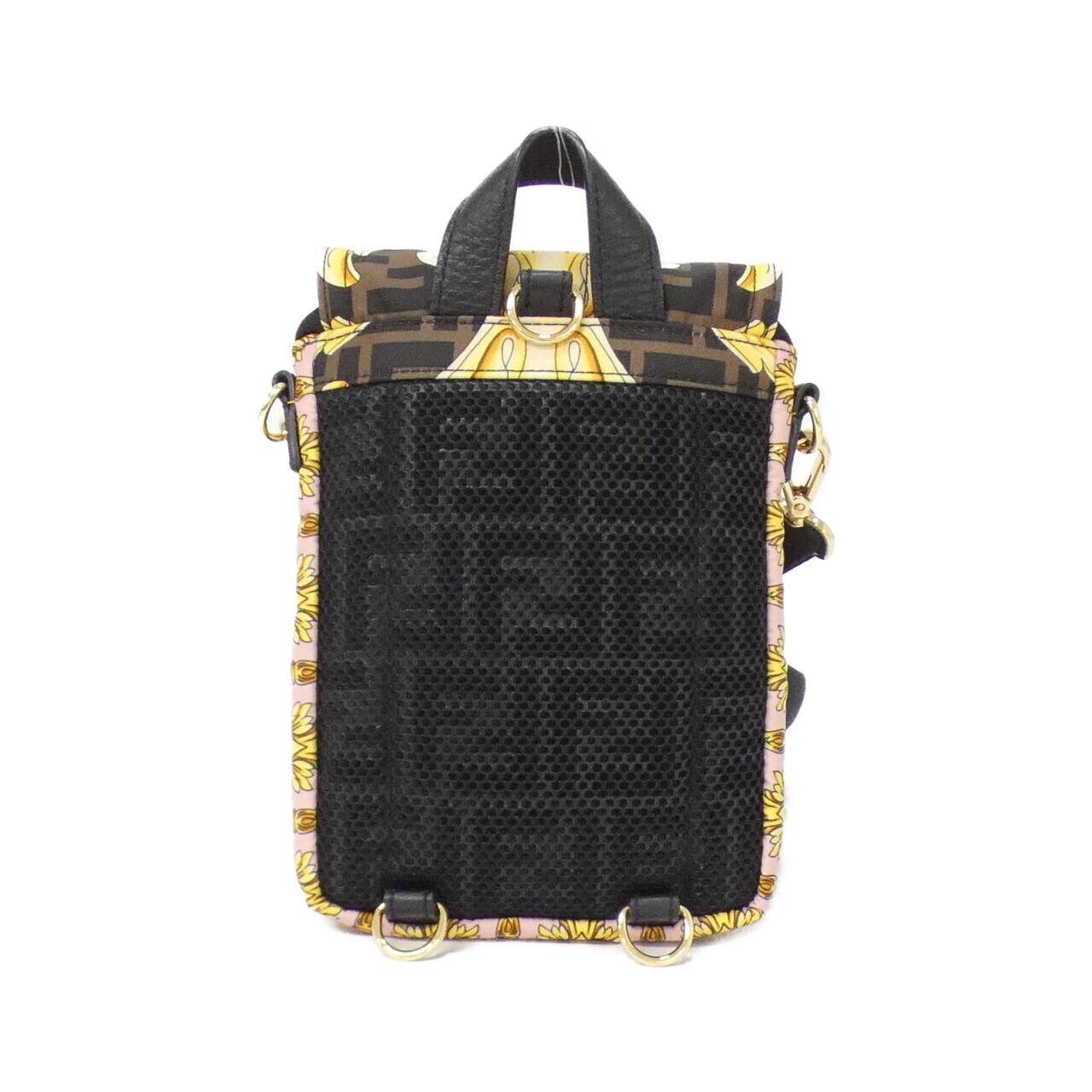 Fendi 7VZ068 AITI Nylon Calf Shoulder Bag