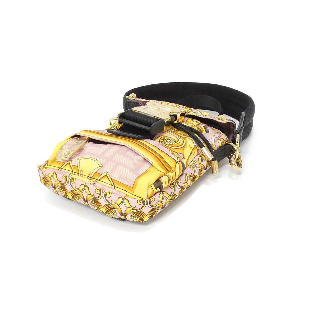 Fendi 7VZ068 AITI Nylon Calf Shoulder Bag
