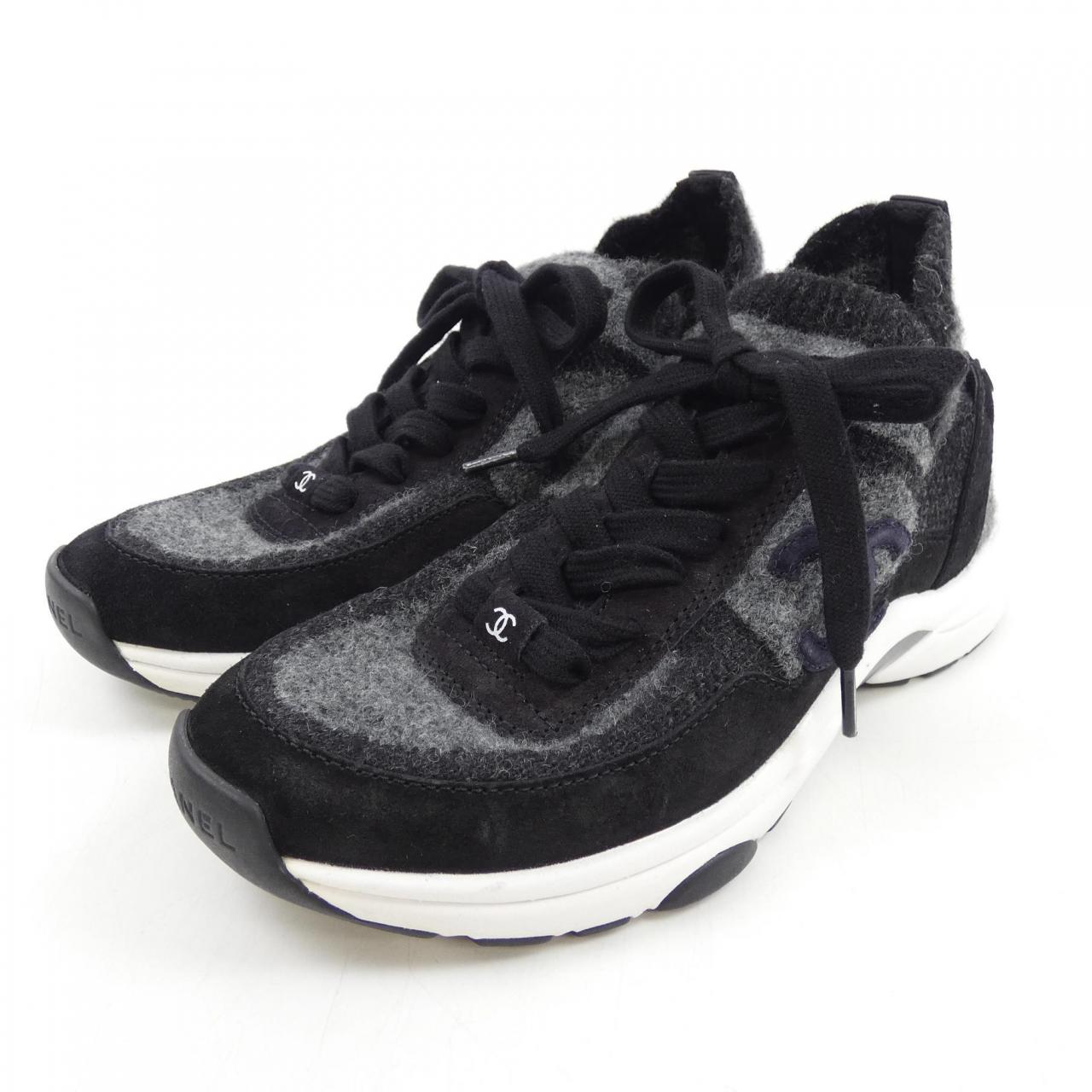 Chanel G38800Y55745 Fabric Suede Calfskin Sneaker